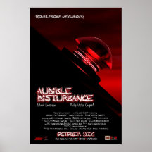 Affiche de film "de perturbation audible"