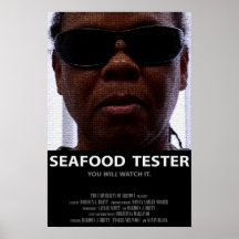 Affiche de film d'essayeur de fruits de mer (MATE)