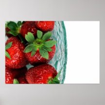 affiche de fraises