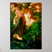Affiche de Ghirlandata de La par Dante Gabriel Ros