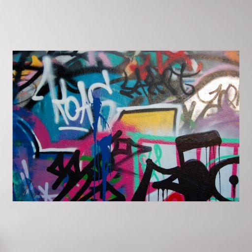 affiche de graffiti