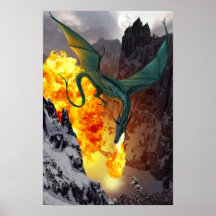 Affiche de grève de dragon