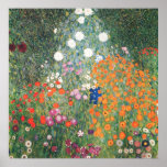 Affiche de Gustav Klimt Blumengarten