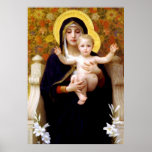Affiche de Jésus de Mary et de bébé