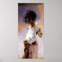 Affiche de John Singer Sargent Rosina