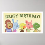 Affiche de joyeux anniversaire de Jabloo