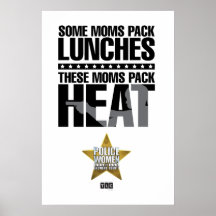 Affiche de la chaleur de paquet de ces mamans