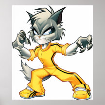 Affiche de Lee de chat