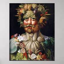Affiche de Légume-Man de Giuseppe Arcimboldo Vertu