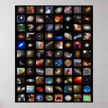 Affiche de l'espace de Hubble