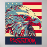 Affiche de liberté d'Eagle