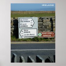 Affiche de l'Irlande - comté Clare