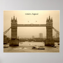 Affiche de Londres Angleterre