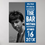 Affiche de Mitzvah de barre de groupe de rock dans