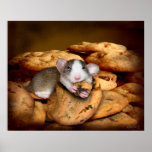 Affiche de monstre de biscuit