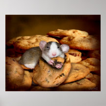 Affiche de monstre de biscuit