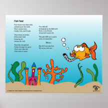 Affiche de "nourriture pour poissons"