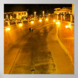 Affiche de nuit de Sibiu @