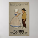 Affiche de pain-biscuit de janv. Rinke - de Rotino