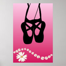 Affiche de pantoufles de ballet