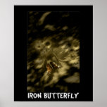 Affiche de papillon de fer