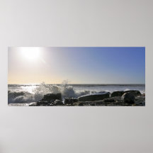 Affiche de paysage marin