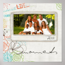 affiche de photo de famille
