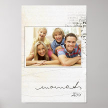 affiche de photo de famille