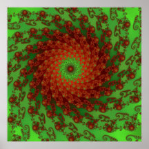 Affiche de poinsettia