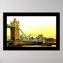 Affiche de pont de tour