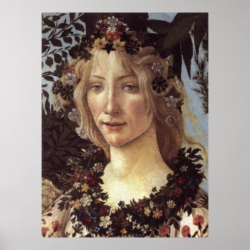 Affiche de Primavera (détail-Flora, déesse de ress
