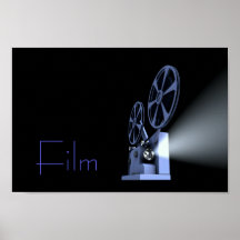 Affiche de projecteur de film