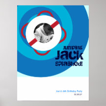 Affiche de réception au bord de la piscine