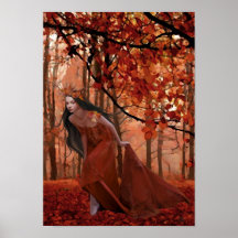 Affiche de rendez-vous d'automne
