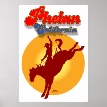 Affiche de rodéo de Phelan