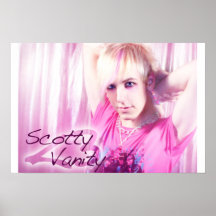 Affiche de rose de vanité de Scotty