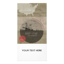 Affiche de San Francisco Carte Avec Photo