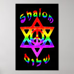 Affiche de Shalom d'arc-en-ciel