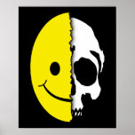 Affiche de smiley de Shreaded