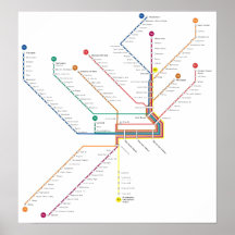 Affiche de souterrain de Philadelphie