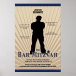 Affiche de star de cinéma de Mitzvah de barre dans