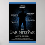 Affiche de star de cinéma de Mitzvah de barre dans