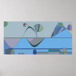Affiche de SURCHARGE de SIMPI rétro/moderne -