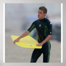 Affiche de surfer
