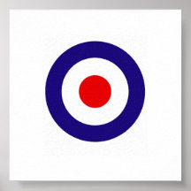 Affiche de symbole de mod