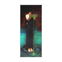 Affiche de toile de Circe Invidiosa de château d'e Toiles Tendues Sur Châssis