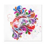 Affiche de toile de papillons d'amour impressions sur toile