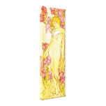 Affiche de toile d'iris d'Alphonse Mucha Toile Tendue Sur Châssis