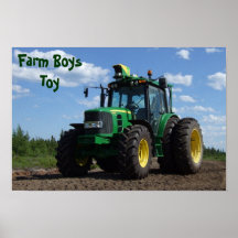 Affiche de tracteur