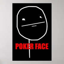 Affiche de visage de tisonnier